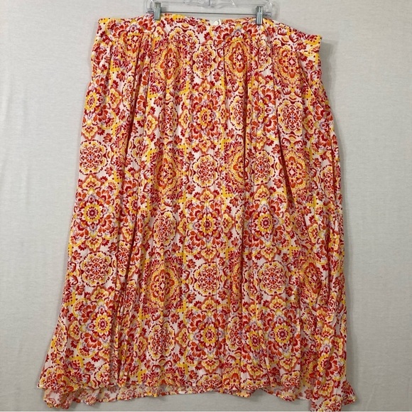 Torrid Multi Color Soft Flowy Summer Vacation Maxi Skirts size 5X - Picture 1 of 10